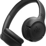 JBL Tune 530 BT Wireless On-Ear Headphones with JBL Pure Bass Sound, Bluetooth 6.0, Foldable Design and 76-Hour Battery Life, Google Fast Pair/Microsoft Swift Pair, Black