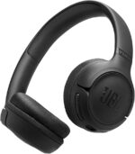 JBL Tune 530 BT Wireless On-Ear Headphones with JBL Pure Bass Sound, Bluetooth 6.0, Foldable Design and 76-Hour Battery Life, Google Fast Pair/Microsoft Swift Pair, Black