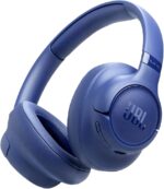 JBL Tune 730BT Wireless Over-Ear Bluetooth Headphones with Pure Bass Sound, 76H Battery Life, Dual Beamforming Mics, Multi-Point Bluetooth 6.0, Foldable & Comfortable – Blue (JBLT730BTBLU)