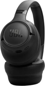 JBL Tune 730 BT Wireless Over-Ear Headphones with JBL Pure Bass Sound, Bluetooth 6.0, Foldable Design, Audio Cable, 76-Hour Battery Life and Google Fast Pair/Microsoft Swift Pair, Black - Image 3
