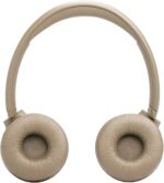 JBL Tune 530BT Wireless On-Ear Bluetooth Headphones with Pure Bass Sound, 76H Battery Life, Dual Beamforming Mics, Multi-Point Bluetooth 6.0, Foldable & Lightweight – Beige (JBLT530BTBEGEU) - Image 3