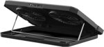 Porodo Gaming Crystal Shell Laptop Adjustable Cooling Stand-Black - Image 4