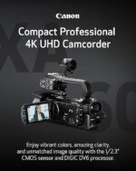 Xa60b 4k Uhd Professional Camcorder With 20x Optical Zoom/ Dual Sd Card Slots - Image 2