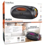 Porodo Soundtec Rush "Euphoric Sound" 60W Portable Speaker (Black) - Image 2