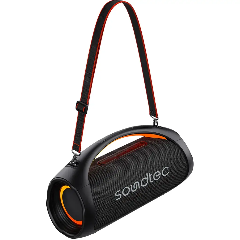 Porodo Soundtec Rush Pro Portable Party Speaker - Black3 Porodo Soundtec Rush Pro 110W Portable Party Speaker (Black) - Image 1