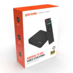 Porodo Android TV Box Video Streaming 1+8gb-Black
