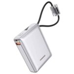 Porodo Petite 10000mAh Power Bank (Silver) - Image 3
