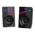 Porodo Gaming Speakers Wired 1.1m RGB-Black - Image 2