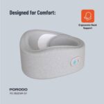 Porodo Ergonomic Neck Pillow Massager- Gray - Image 2