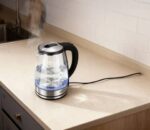 Porodo Pyro Ti Electric Glass 1.8Ltr Kettle - Clear& Black - Image 2