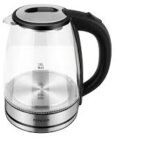 Porodo Pyro Ti Electric Glass 1.8Ltr Kettle - Clear& Black
