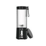 Porodo Lifestyle Portable Blender with Extra Bottom Lid 450ml-Black - Image 4