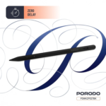 porodo 130mah stylus pen with lithium battery and type c charging-Black - Image 3