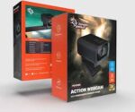 Porodo Gaming 2K 30fps Auto Focus Web Cam with in-built Mic and Tripod-Black
