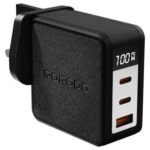 Porodo Quantum GaN 100W Multi-Port Charger with Digital Display - Image 2