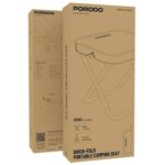 Porodo Lifestyle Quick-Fold Multifoldable Portable Camping Chair-Black - Image 2