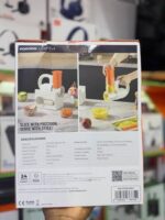 Porodo Lifestyle Fresko 1300mah Multi-functional Salad Maker With 4 Slicing Blades - White - Image 3