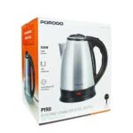 PORODO LIFESTYLE PYRO ELECTRIC STAINLESS STEEL KETTLE - Silver&SILVER - Image 4