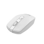 Porodo 2.4G Wireless and Bluetooth Rechargeable Moue DPI 1600 - White: - Image 2