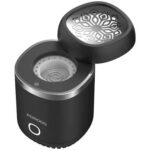 Porodo Lifestyle Dreams Mini Incense Burner- Silver & Black - Image 3