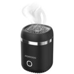 Porodo Lifestyle Dreams Mini Incense Burner- Silver & Black - Image 2