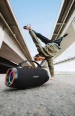 Porodo Soundtec Nancy Portable Stereo Speaker TWS Pairing - Black | Porodo - Image 3