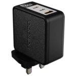 Porodo Quantom GaN 65W Multi-Port Charger with Digital Display - Black - Image 2