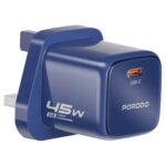 Porodo Tezbluro 45w Type-c Port Adaptor - Blue - Image 2
